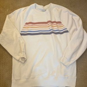 American Eagle XS white crewneck